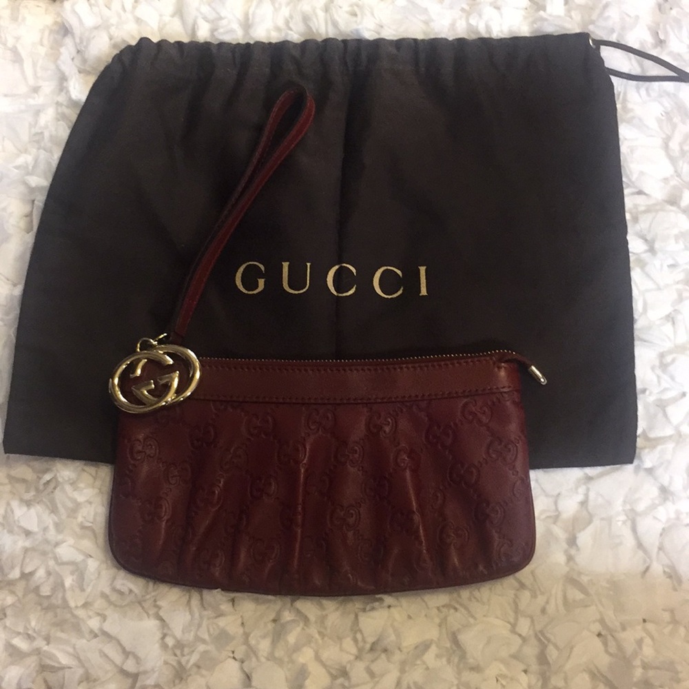 Gucci wristlet